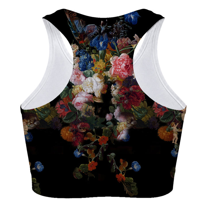 Flower Angels Sport Bra Woman Underwear Beachwear Loungewear