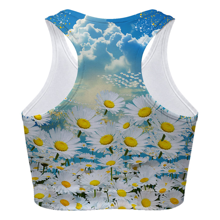 Flower Trip Sport Bra Woman Underwear Beachwear Loungewear
