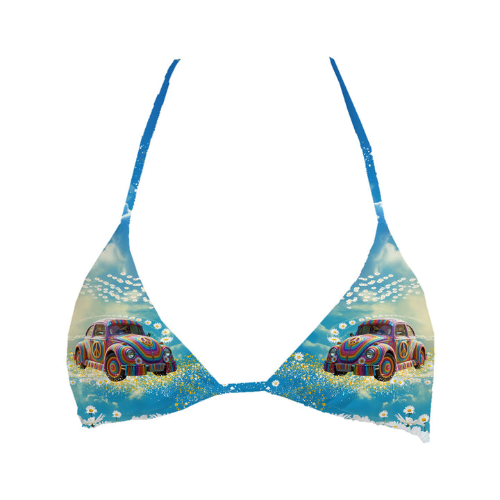 Flower Trip Top Triangle Woman Underwear Beachwear Loungewear