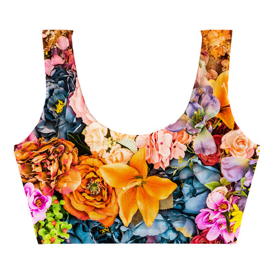Flowers For You Crop Top Front