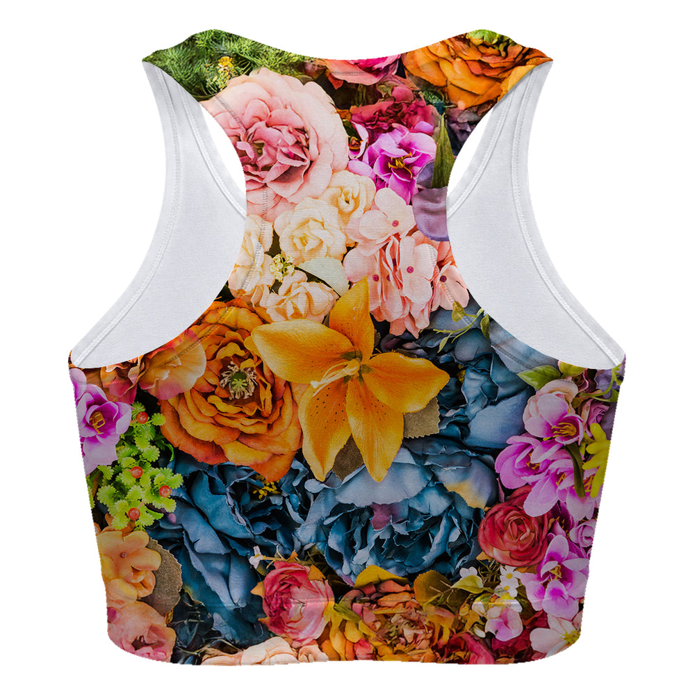 Flowers For You Sport Bra Woman Underwear Beachwear Loungewear