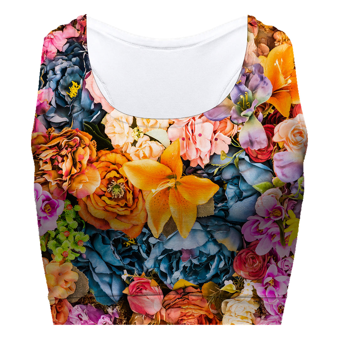 Flowers For You Sport Bra Woman Underwear Beachwear Loungewear
