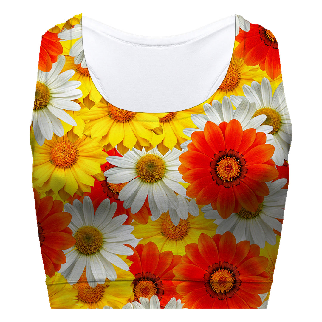 French Daisy Sport Bra Woman Underwear Beachwear Loungewear