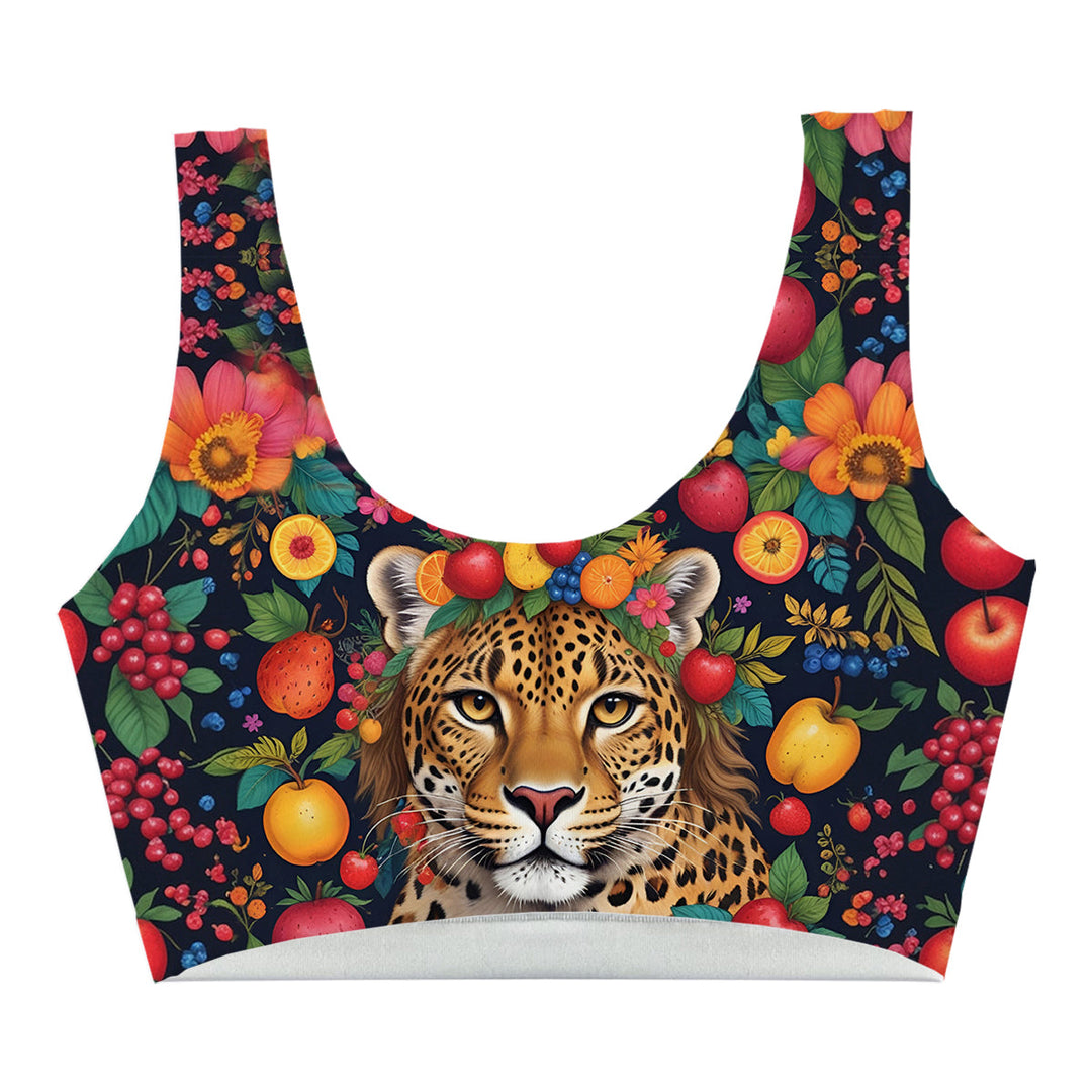 Fruits Jaguar Crop Top Front