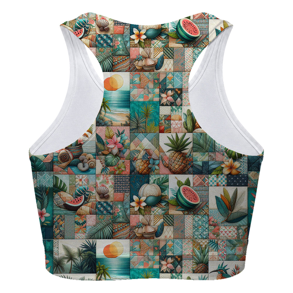 Fruits Patchwork Sport Bra Woman Underwear Beachwear Loungewear