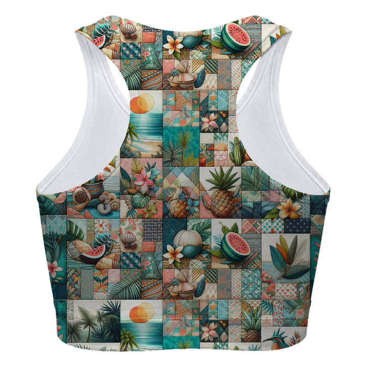 Fruits Patchwork Sport Bra Woman Underwear Beachwear Loungewear