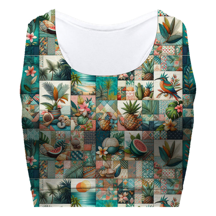 Fruits Patchwork Sport Bra Woman Underwear Beachwear Loungewear