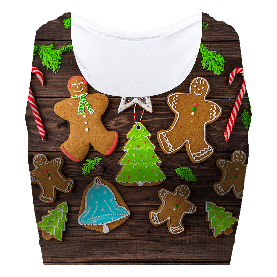 Gingerbread Sport Bra Woman Underwear Beachwear Loungewear