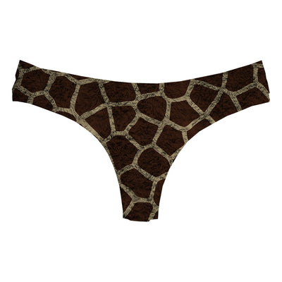 Giraffe Skin String Woman Underwear Beachwear Loungewear