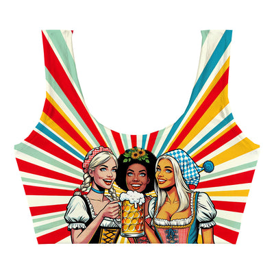 Girls Fun Crop Top Front