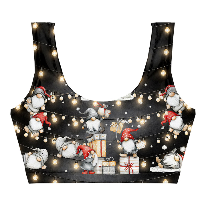 Gnome Party Crop Top Woman Underwear Beachwear Loungewear