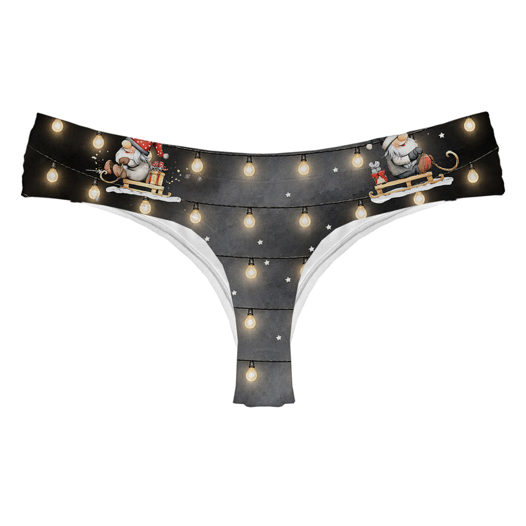 Gnome Party String Woman Underwear Beachwear Loungewear