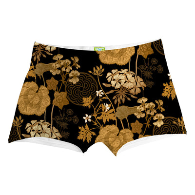 Gold Foliage Boxer Man Underwear Beachwear Loungewear