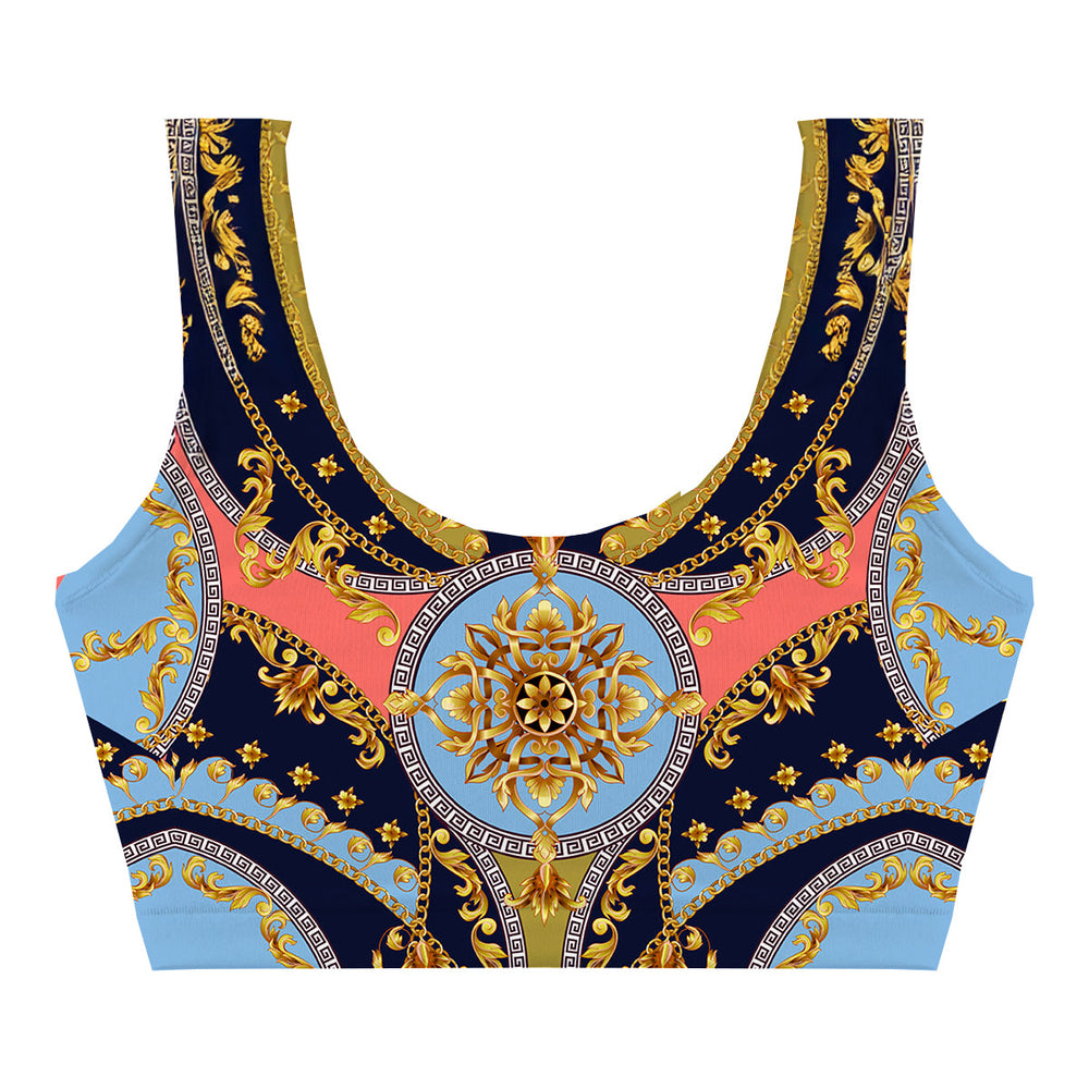 Golden Glow Crop Top Back