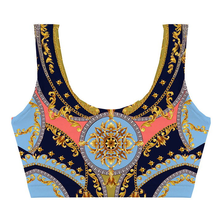 Golden Glow Crop Top Back