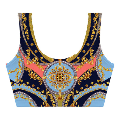 Golden Glow Crop Top Front