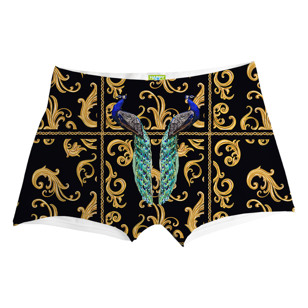 Golden Peacocks Boxer Front