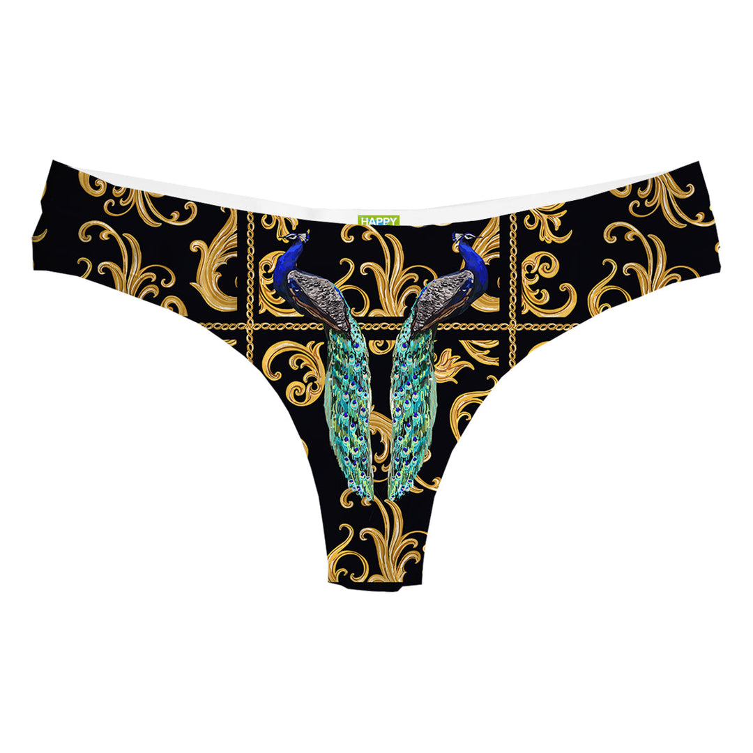 Golden Peacocks String Front