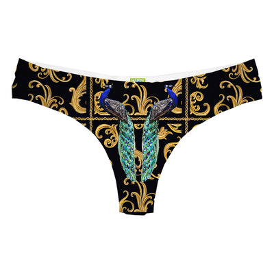 Golden Peacocks String Front