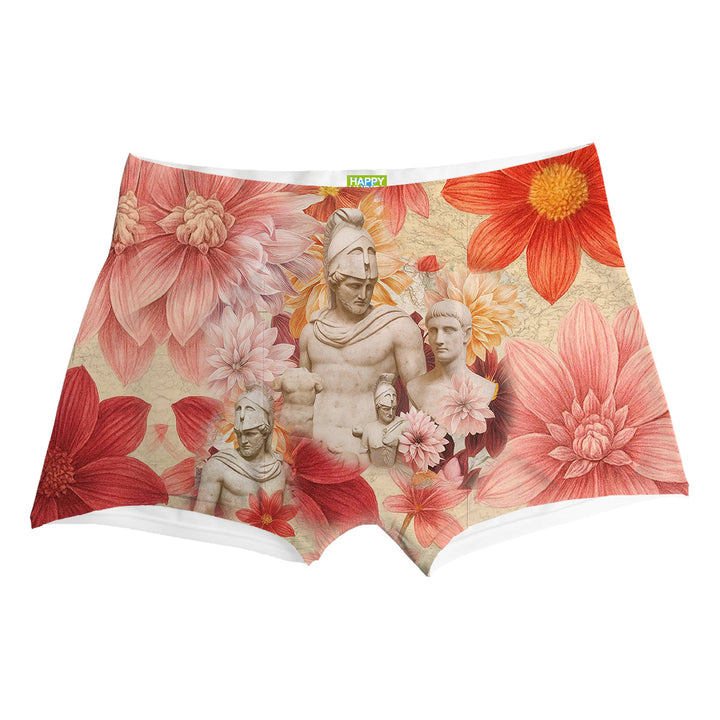 Greek Flowers Boxer Man Underwear Beachwear Loungewear