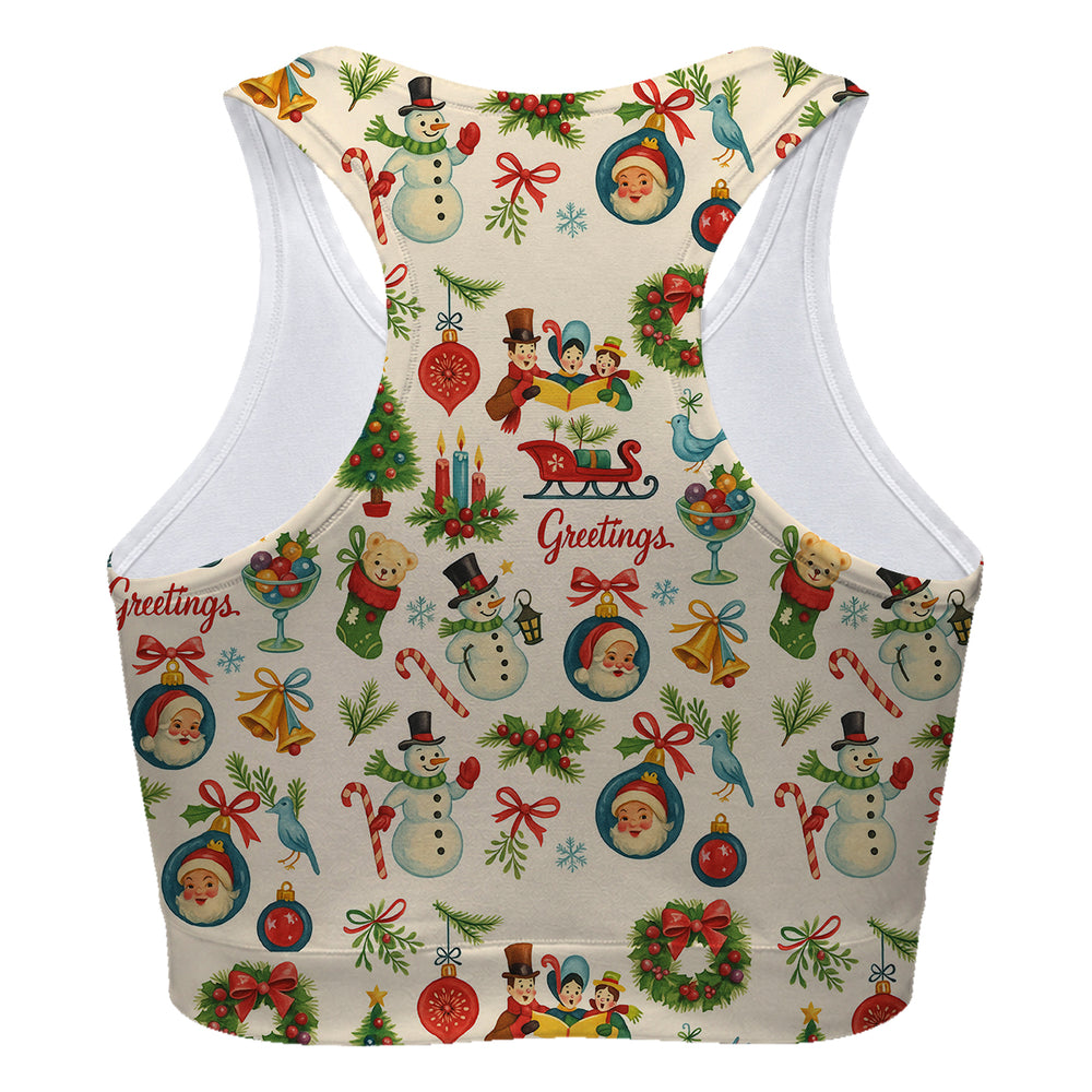 Greetings Sport Bra Woman Underwear Beachwear Loungewear