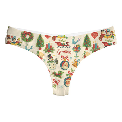 Greetings String Woman Underwear Beachwear Loungewear