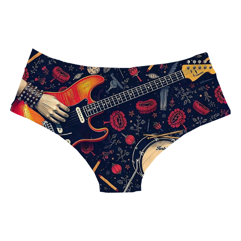 Guitar Hipster Back