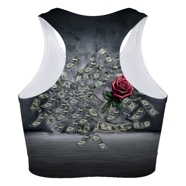 Gun And Rose Sport Bra Woman Underwear Beachwear Loungewear
