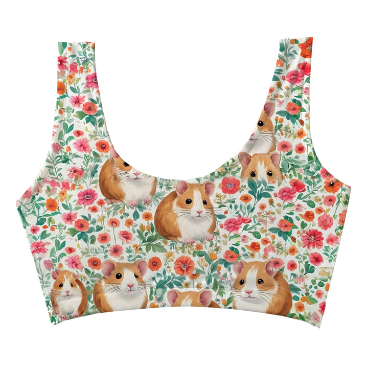 Hamster Crop Top Woman Underwear Beachwear Loungewear