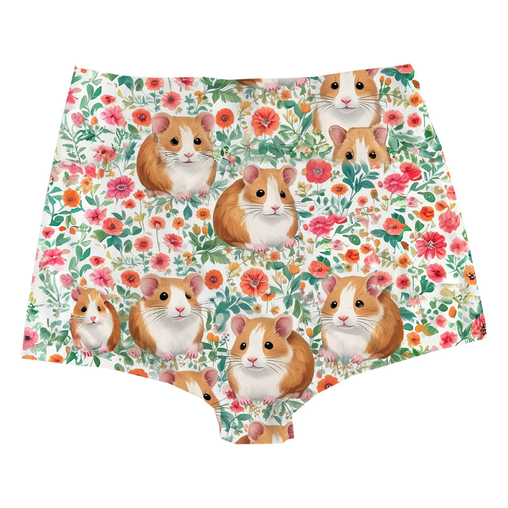 Hamster Highwaist Woman Underwear Beachwear Loungewear