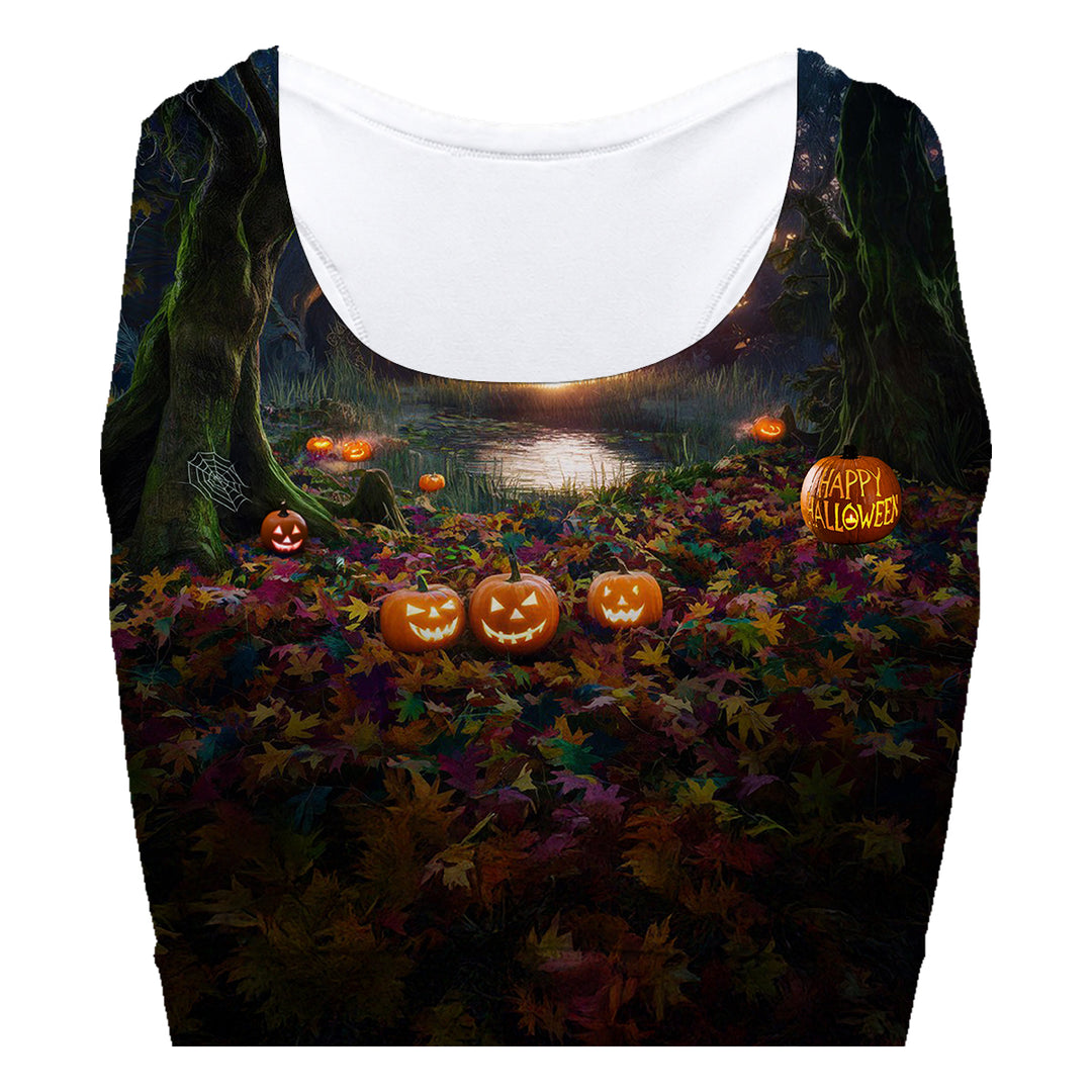 Happy Halloween Sport Bra Woman Underwear Beachwear Loungewear