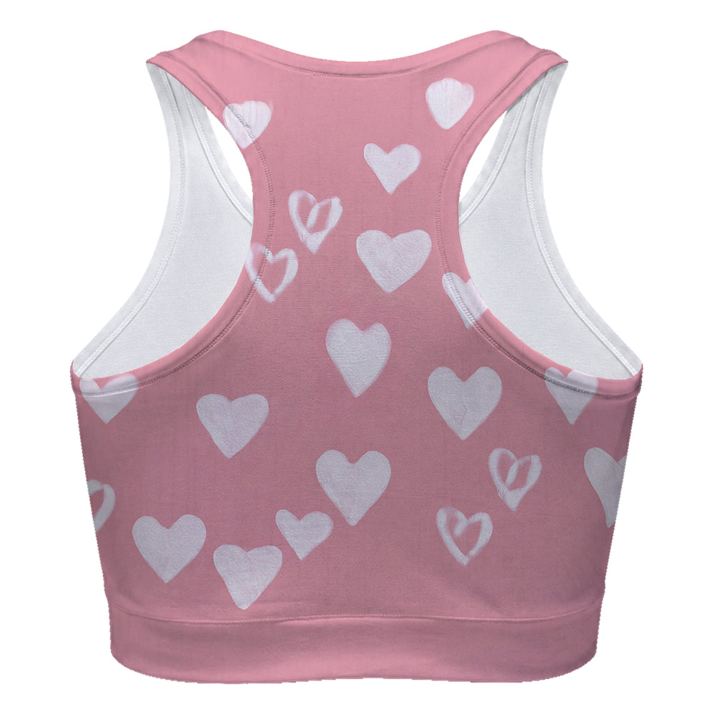 Happy Love Sport Bra Woman Underwear Beachwear Loungewear