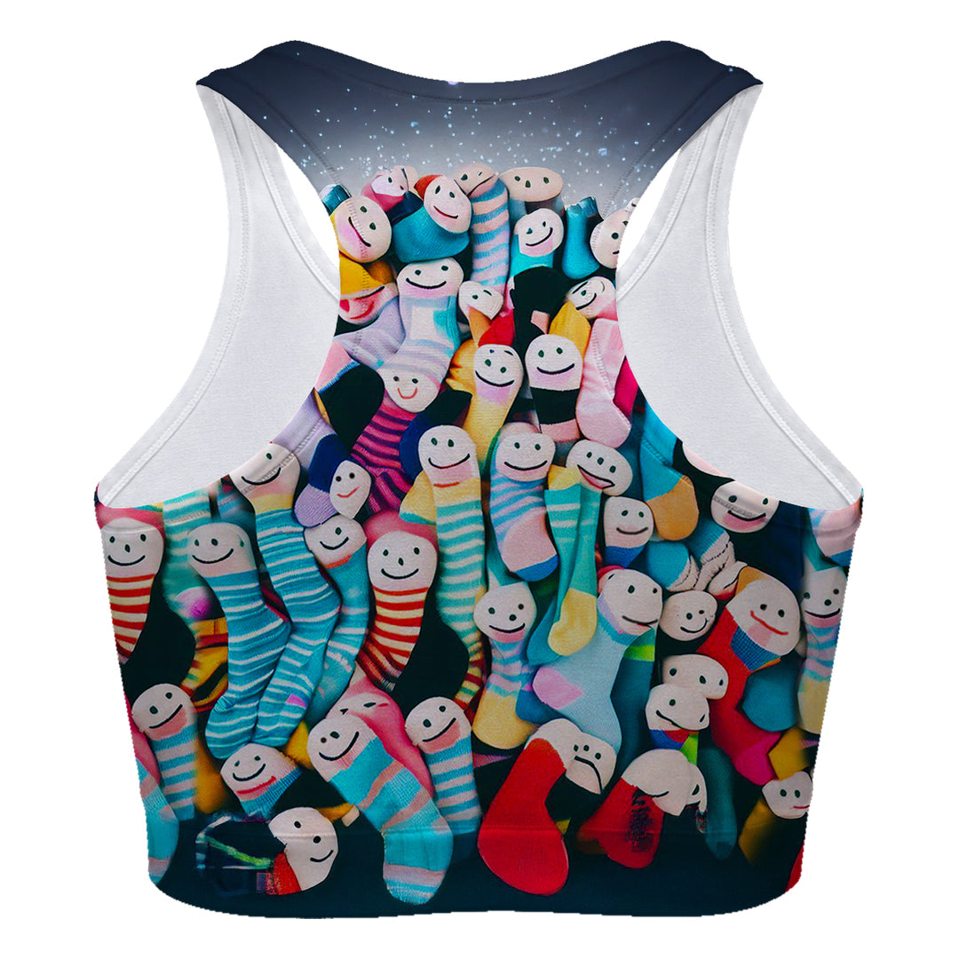 Happy Socks Sport Bra Woman Underwear Beachwear Loungewear