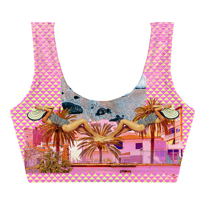 Here Comes The Sun Crop Top Front