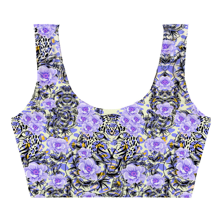 Hide Tiger Crop Top Back