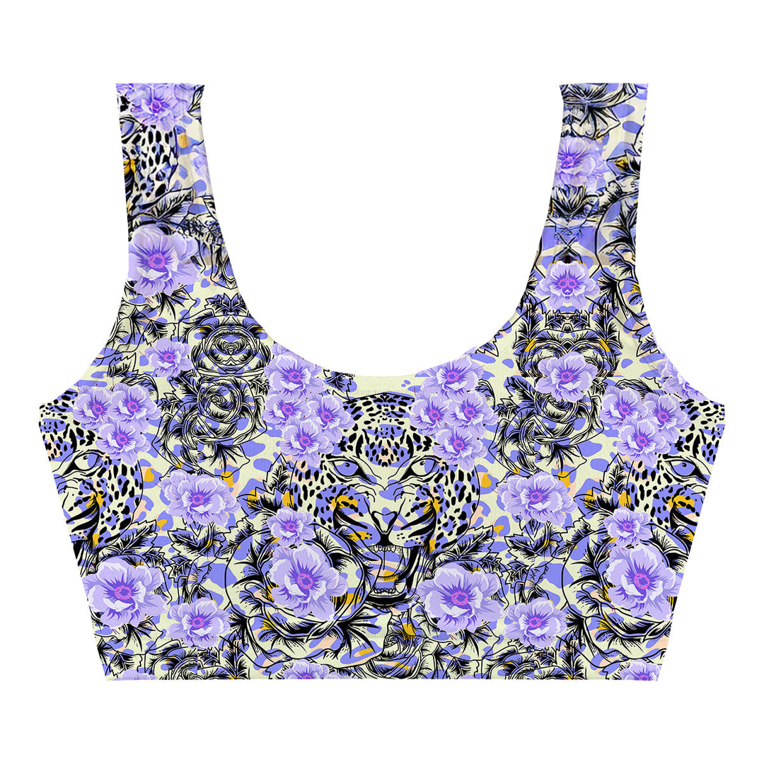 Hide Tiger Crop Top Front