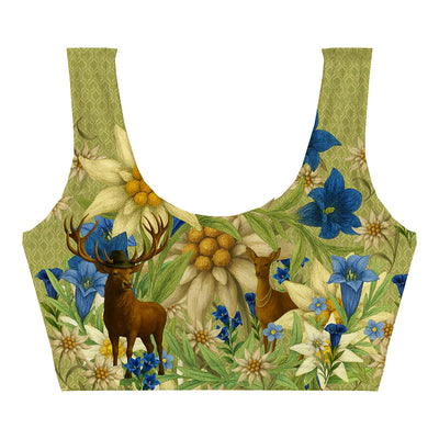 Hirschly Crop Top Woman Underwear Beachwear Loungewear