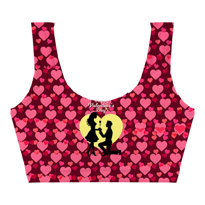 I Love You Crop Top Front