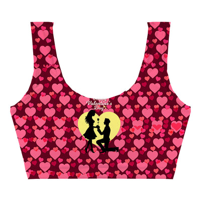 I Love You Crop Top Front