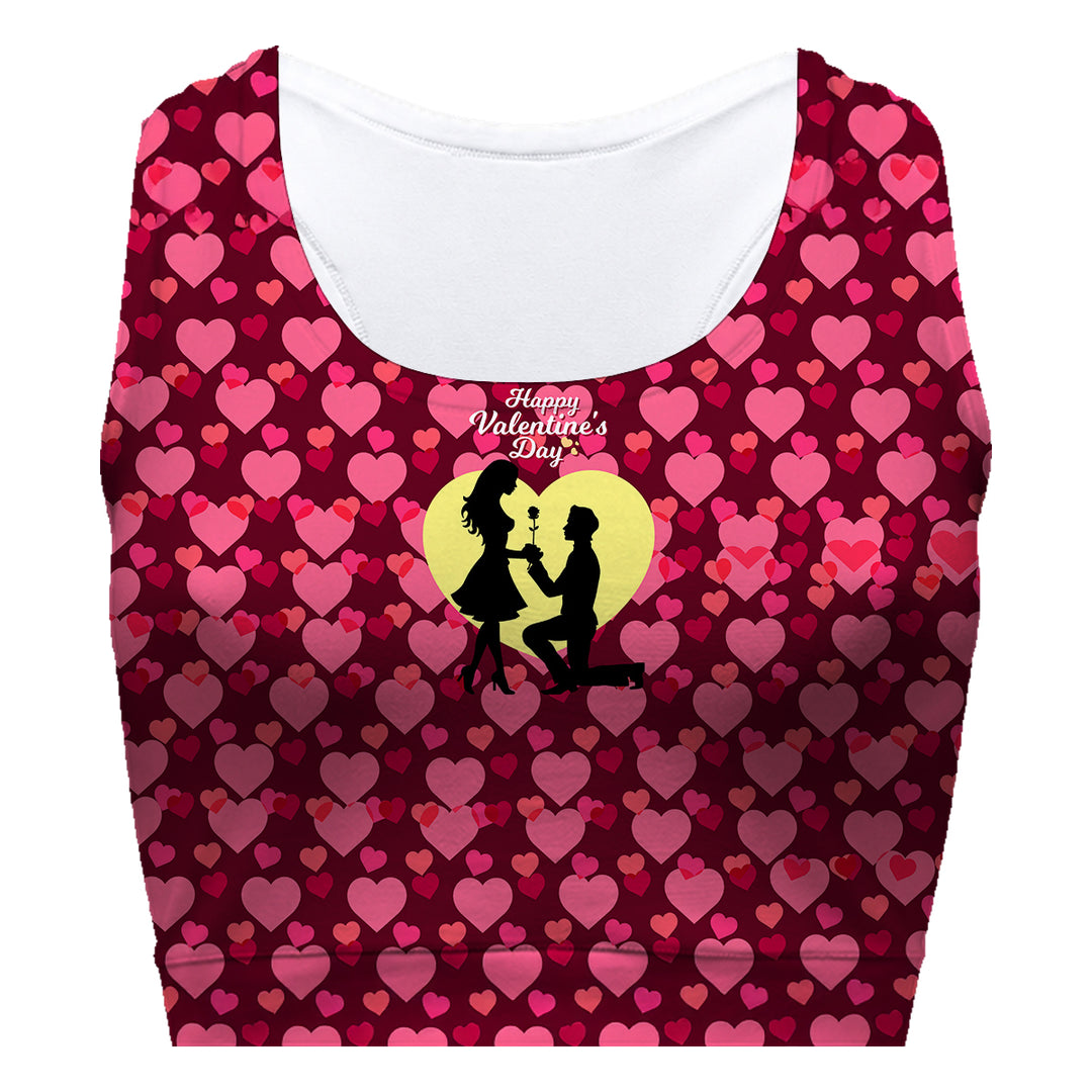 I Love You Sport Bra Woman Underwear Beachwear Loungewear