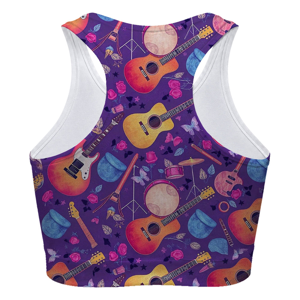 Instruments Sport Bra Woman Underwear Beachwear Loungewear