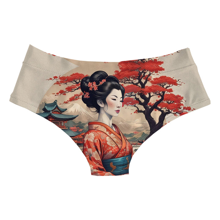 Japanese Beauty Hipster Back