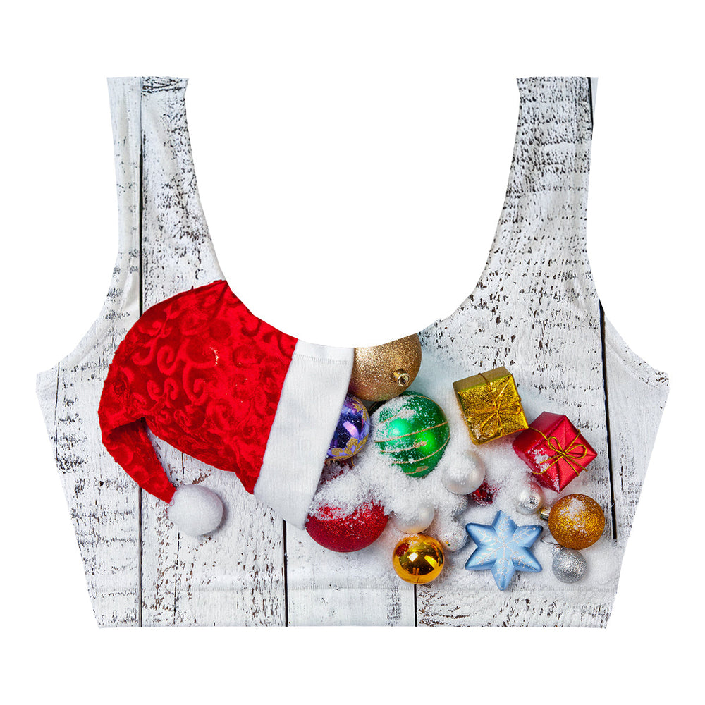 Just Like X-mas Crop Top Back