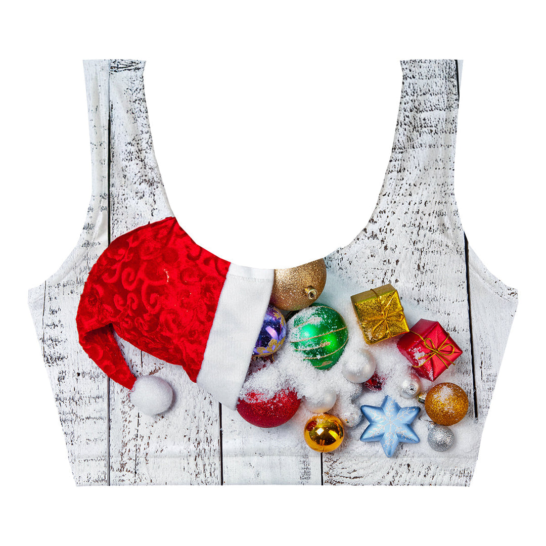 Just Like X-mas Crop Top Back