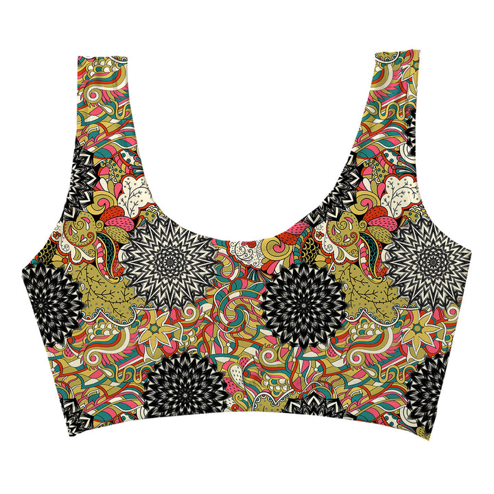 Kaleidoscope Crop Top Woman Underwear Beachwear Loungewear