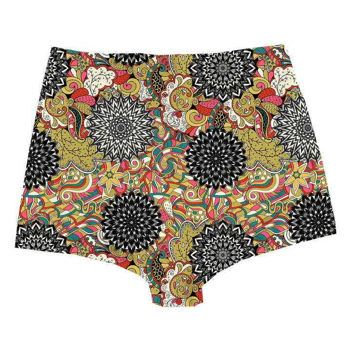 Kaleidoscope Highwaist Woman Underwear Beachwear Loungewear