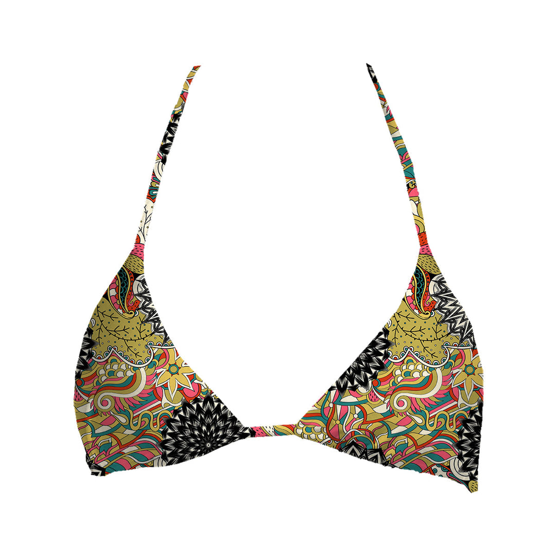 Kaleidoscope Top Triangle Woman Underwear Beachwear Loungewear