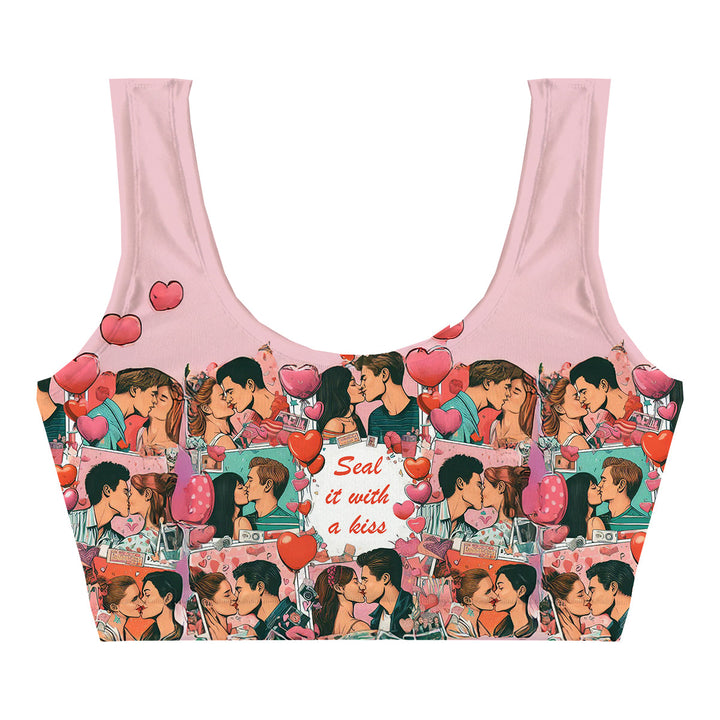 Kiss Me Crop Top Front