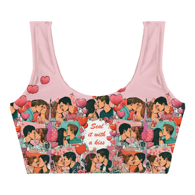 Kiss Me Crop Top Front
