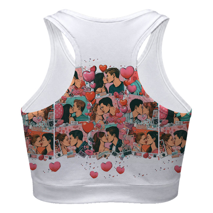 Kiss Me Sport Bra Woman Underwear Beachwear Loungewear
